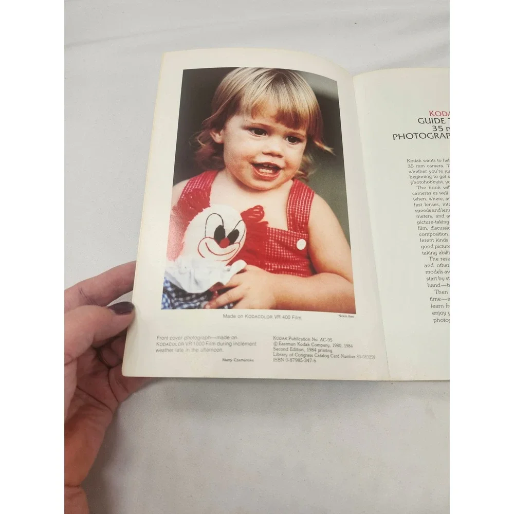 Kodak Guide to 35mm Photography Techniques for Better Pictures 1984 Vintage Book